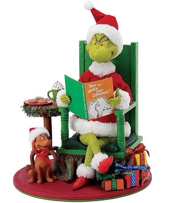 Possible Dreams Licensed Bedtime Story Grinch Figurine | Dillard's