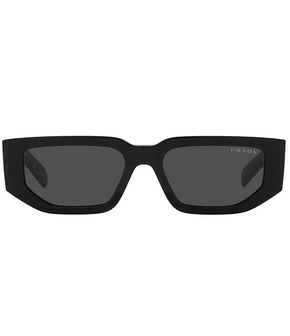 PRADA サングラス ブラック ロゴ PRADA sunglasses Prada Unisex 54mm Rectangle Sunglasses | Dillard's