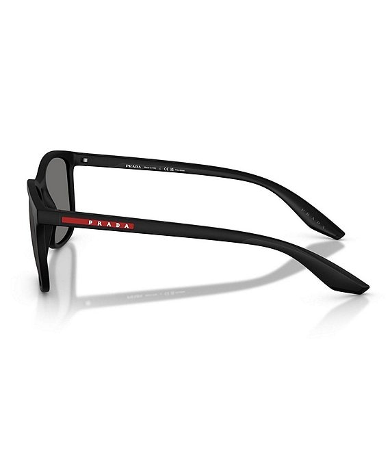 Prada Men's Linea Rossa PS A08S 56mm Polarized Rectangle