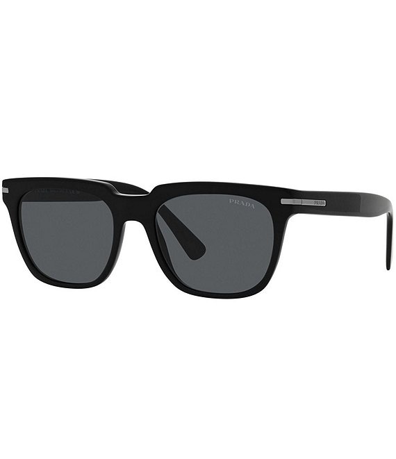 Prada Eyewear Symbole rectangular-frame sunglasses | Red | MILANSTYLE.COM