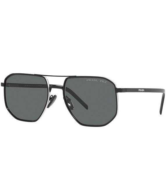 Prada square aviator sunglasses on sale