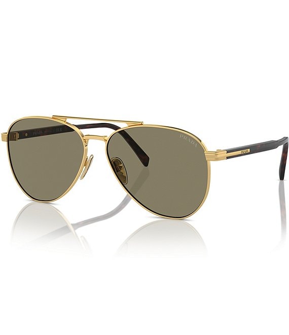 Prada Men's PRA58S 61mm Aviator Sunglasses | Dillard's