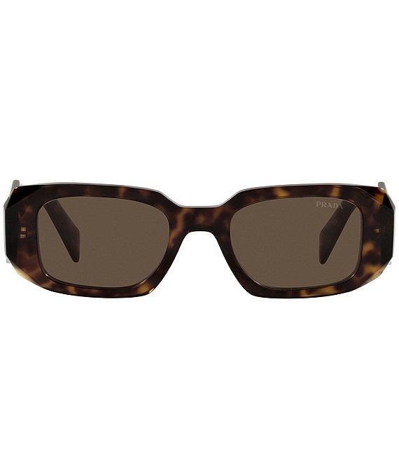 Prada Unisex PR17WS 49mm Tortoise Rectangle Sunglasses | Dillard's