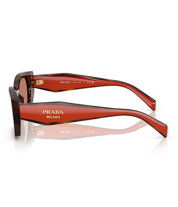 Prada Women's PR B05S 53mm Rectangle Tortoise Sunglasses | Dillard's