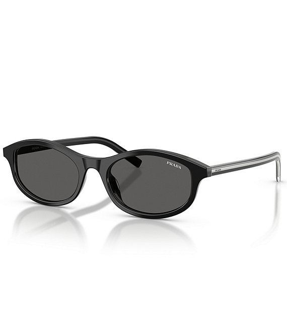 Prada Women's PR D17S 52mm Oval Sunglasses