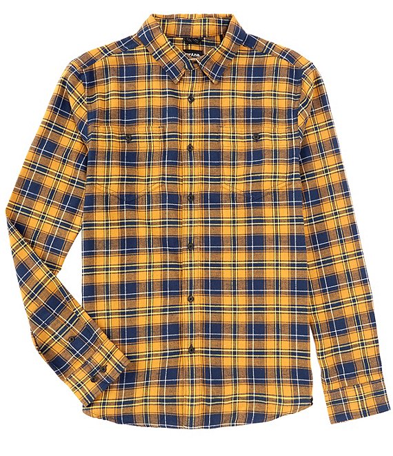 prAna Dolberg Flannel Long-Sleeve Organic Materials Woven Shirt | Dillard's