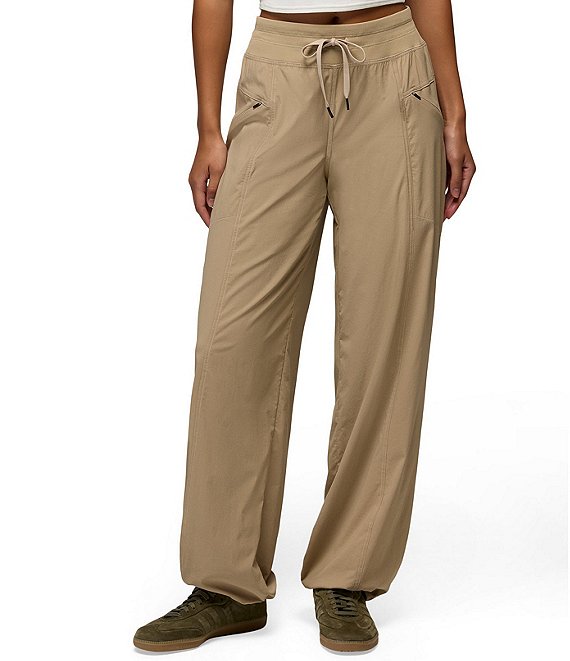 prAna Koen Mid Rise Wide Leg Pull-On Pants