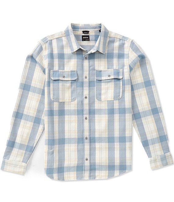 prAna Westbrook Flannel Long Sleeve Plaid Woven Shirt
