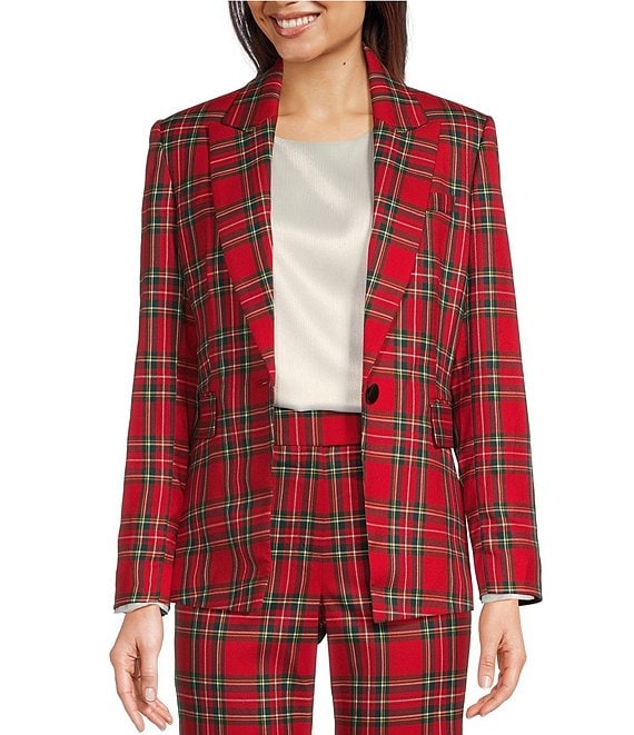 dillards plaid jacket