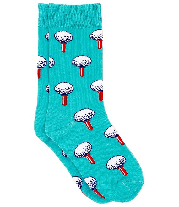 Properly Tied Boys Lucky Duck Golf Ball Pattern Socks