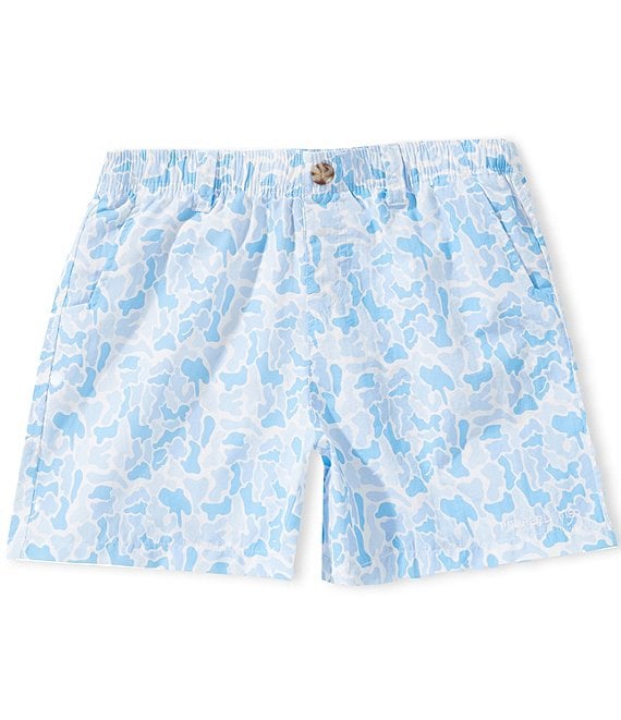 Properly Tied Boys River Camo Print Mallard Pull-On Shorts