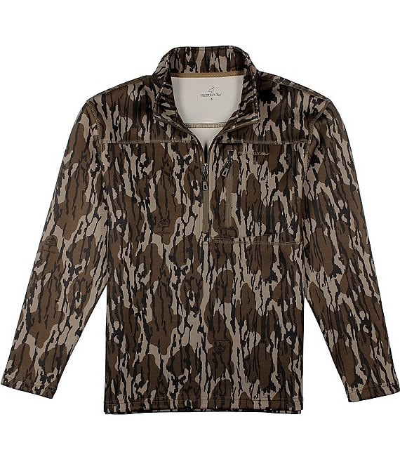 Properly Tied Mossy Oak Quarter-Zip Pullover
