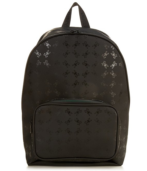 Psycho Bunny Allover Bunny Signature Printed Backpack