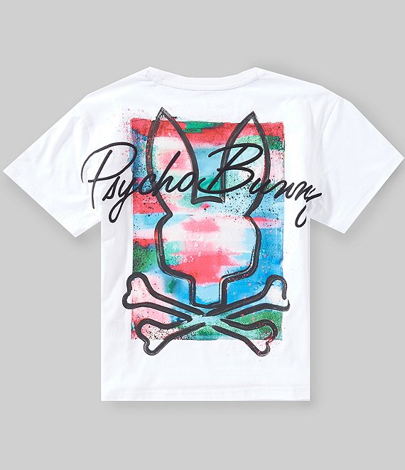 Psycho Bunny Big Boys Isaac Short Sleeve Relaxed Fit Tee