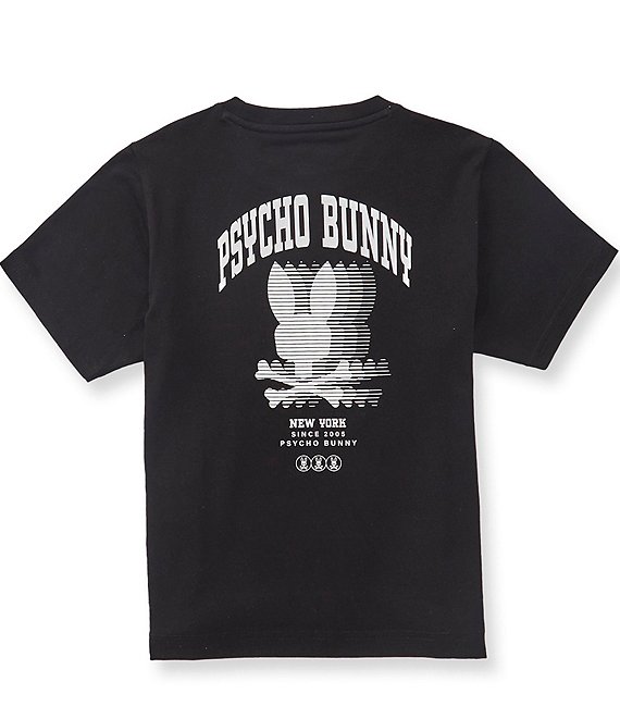 Psycho Bunny Big Boys Nathaniel Short Sleeve Graphic Tee
