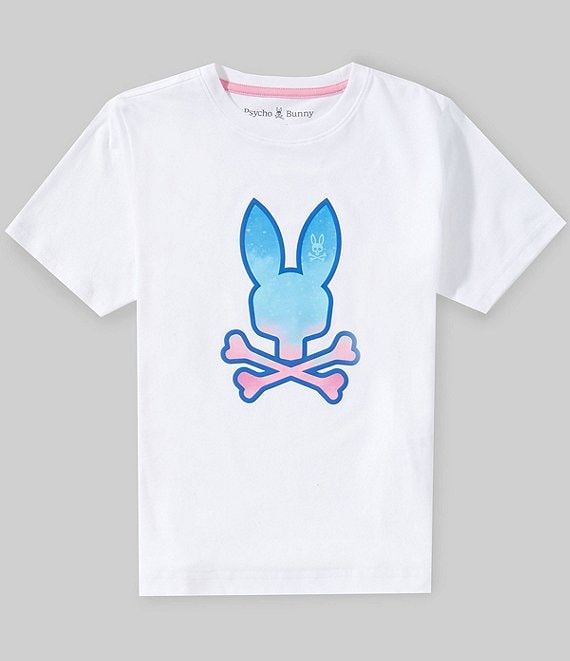 Psycho Bunny Big Boys Short-Sleeve Caspian Bunny Graphic T-Shirt