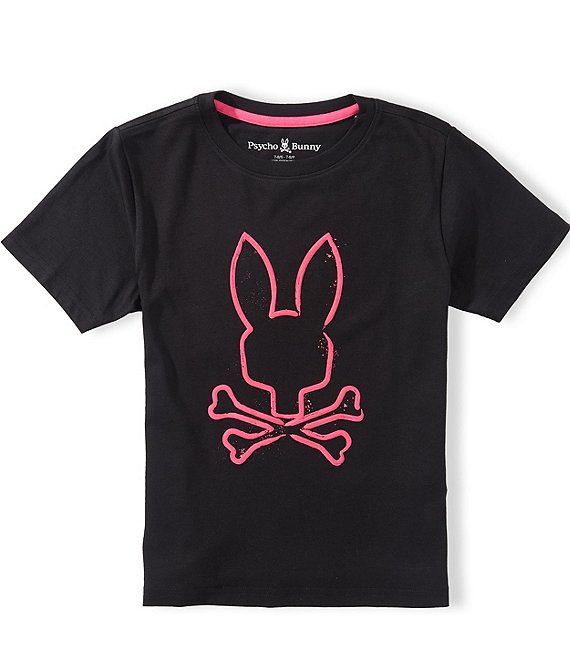 Psycho Bunny Big Boys Short Sleeve Duncan Graphic Tee