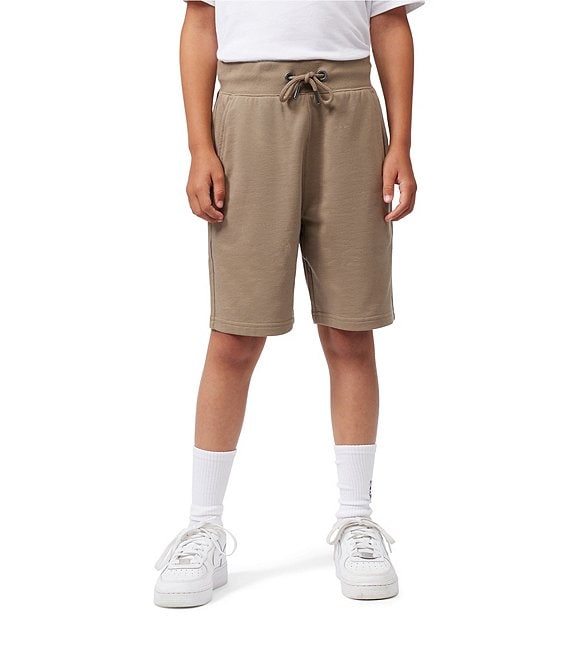 Color:Antique Taupe - Image 1 - Big/Little Boys 5-20 Pull-On Sweat Shorts