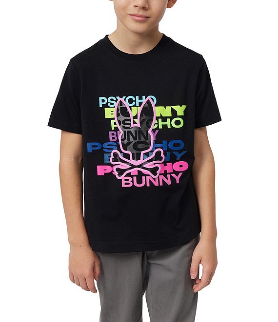 Psycho Bunny Big Kids 5-20 Short Sleeve Tyrican Graphic T-Shirt