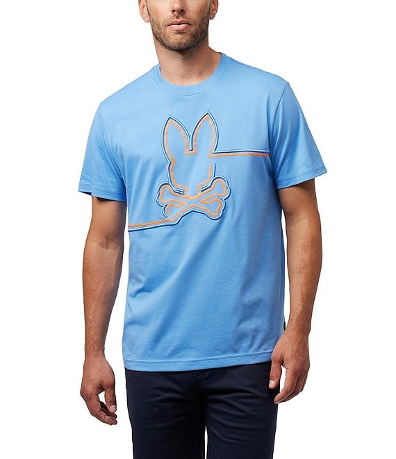 Psycho Bunny Chester Embroidered Graphic Tee