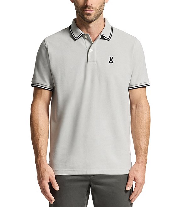 Psycho Bunny Foxton Pique Short Sleeve Polo Shirt | Dillard's Psycho Bunny Foxton Pique Short Sleeve Polo Shirt | Dillard's