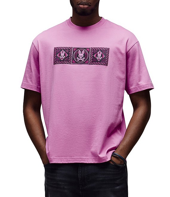 Psycho Bunny Frank Relaxed Fit Short Sleeve T-Shirt