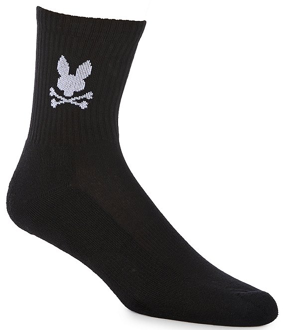 Psycho Bunny High Performance Quarter Crew Socks