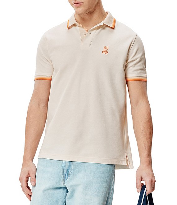 Psycho Bunny Holden Pique Short Sleeve Polo Shirt