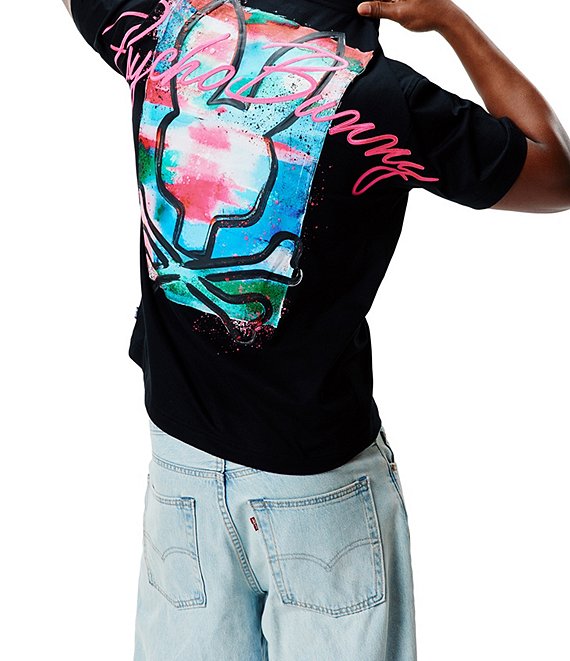 Psycho Bunny Isaac Relaxed Fit Short Sleeve T-Shirt