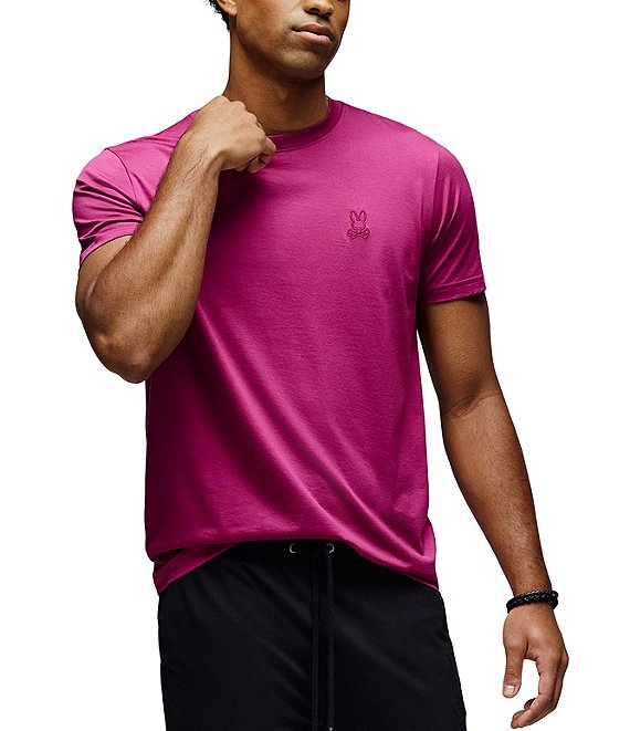 Psycho Bunny James Short Sleeve T-Shirt, Boysenberry - Image 1