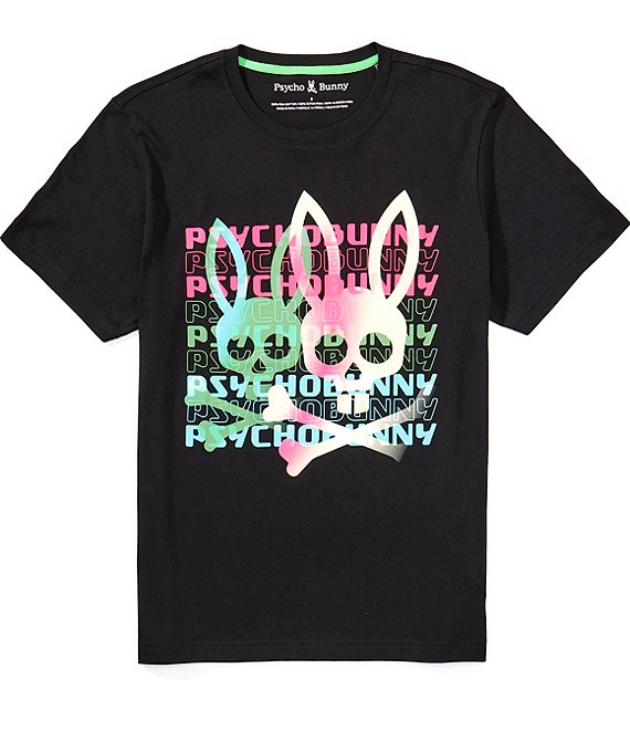 Psycho Bunny Landon Wordmark Short Sleeve T-Shirt