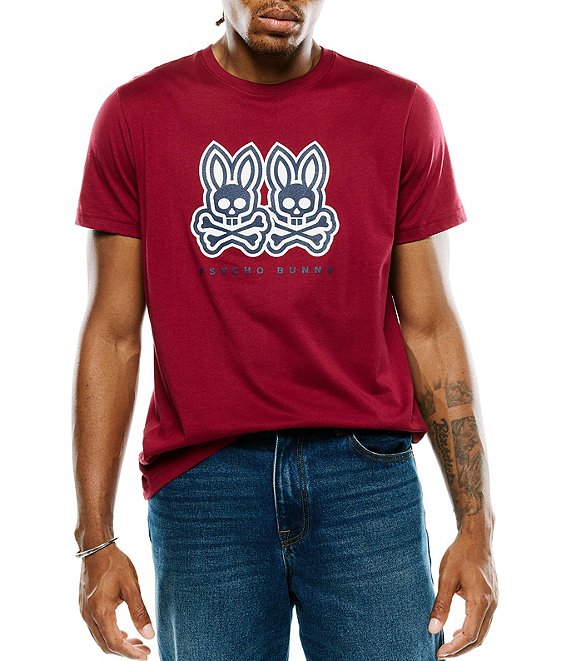 Psycho Bunny Ledger Graphic Short Sleeve T-Shirt