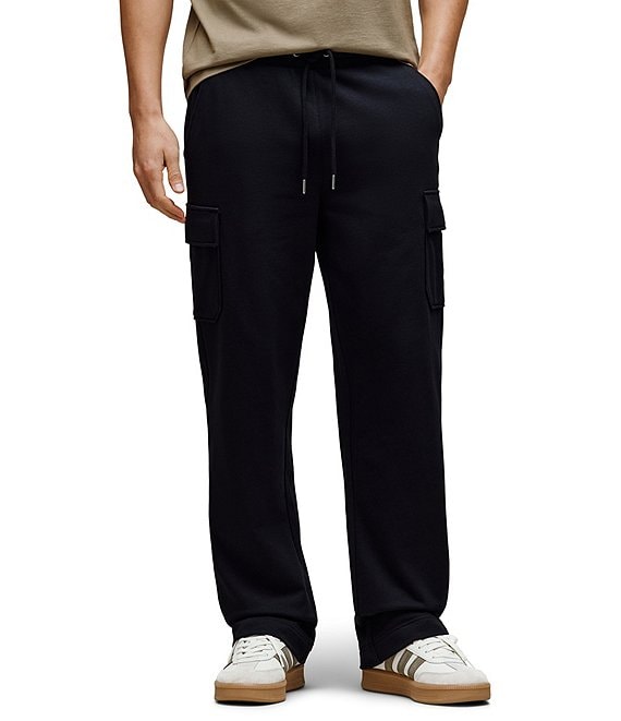 Psycho Bunny Nash Cargo Sweatpants, Black - Image 1