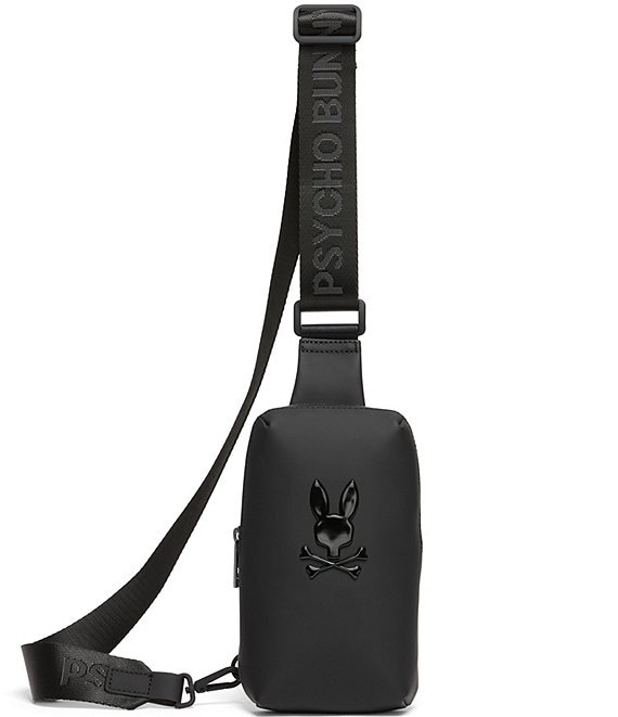 Psycho Bunny Rubberized Crossbody Bag