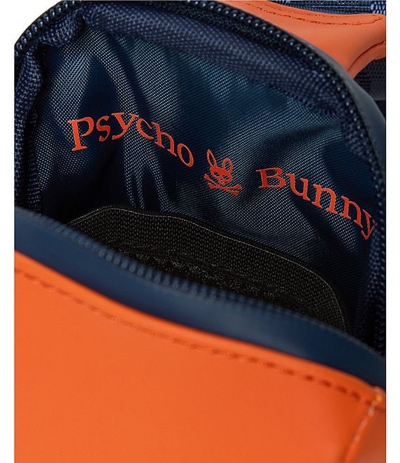 Psycho Bunny Rubberized Embossed Bunny Crossbody Bag | Dillard's