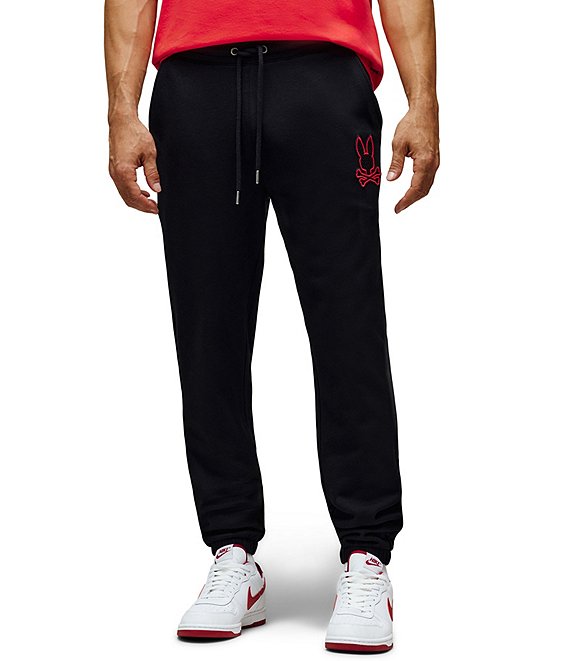 Psycho Bunny Sayer Embroidered Sweatpants