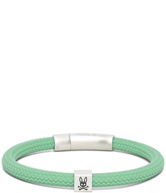 Psycho Bunny Silicone/Steel Bracelet