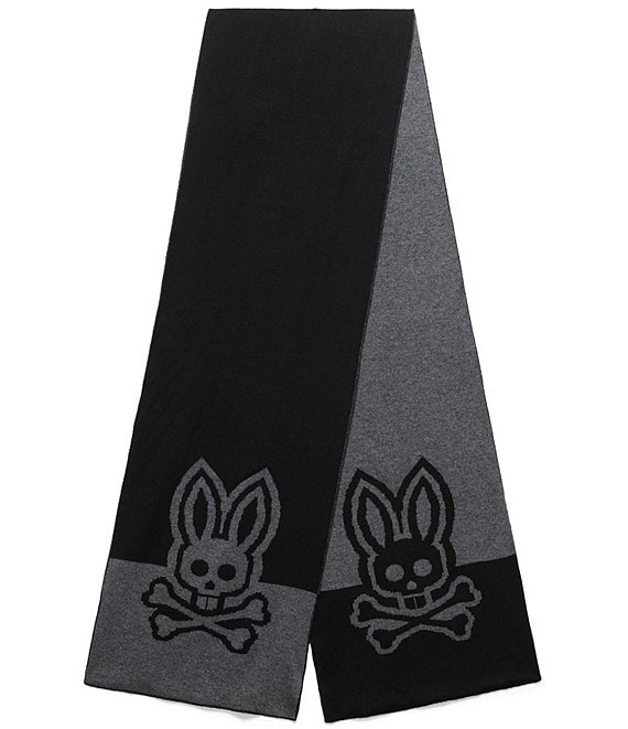 Psycho Bunny Two Toned Logo Scarf