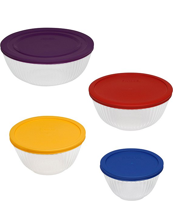 8-piece Mixing Bowl Set with Assorted Lids