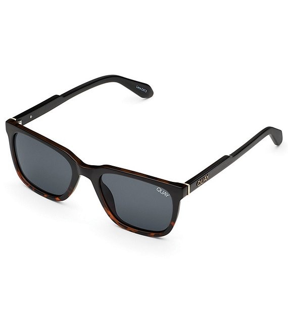 Color:Black Tortoise Smoke - Image 1 - Legacy Square Sunglasses