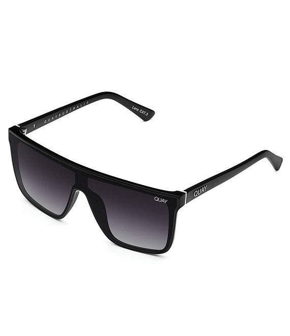 Color:Black Smoke - Image 1 - Unisex Nightfall 49mm Shield Sunglasses