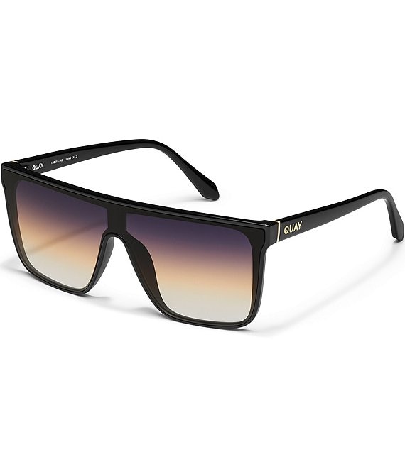 QUAY Unisex Nightfall Medium 49mm Shield Sunglasses | Dillard's