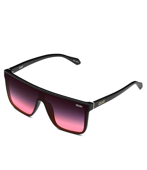 Color:Black/Black Pink Fade - Image 1 - Unisex Nightfall 52mm Shield Glasses