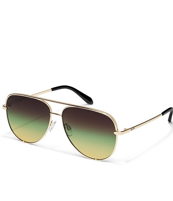 QUAY High Key Extra Large 55mm Aviator Sunglasses