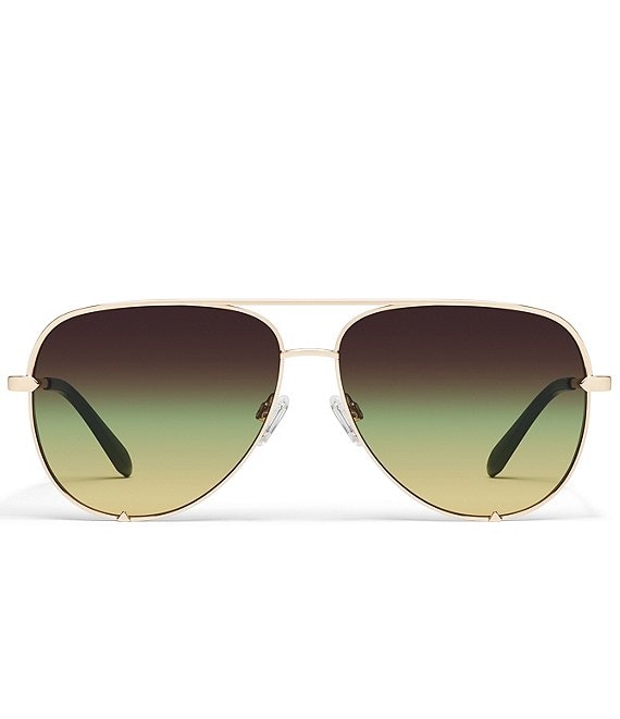 QUAY Women's High Key Extra Large 55mm Aviator Sunglasses | Dillard's