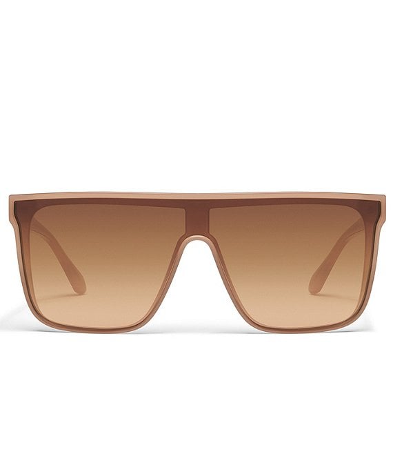 QUAY Unisex Nightfall Medium 49mm Mirrored Shield Sunglasses