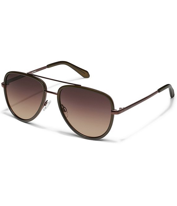 QUAY Women's All In 49mm Aviator Sunglasses