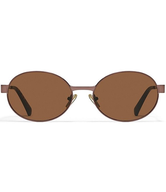 QUAY Unisex Anyways 56mm Retro Oval Sunglasses | Dillard's