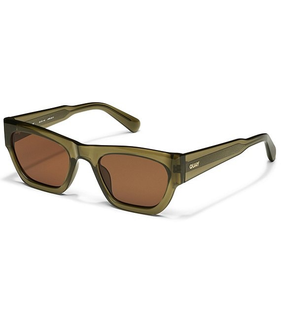 QUAY Women's Nice Try 54mm Square Sunglasses