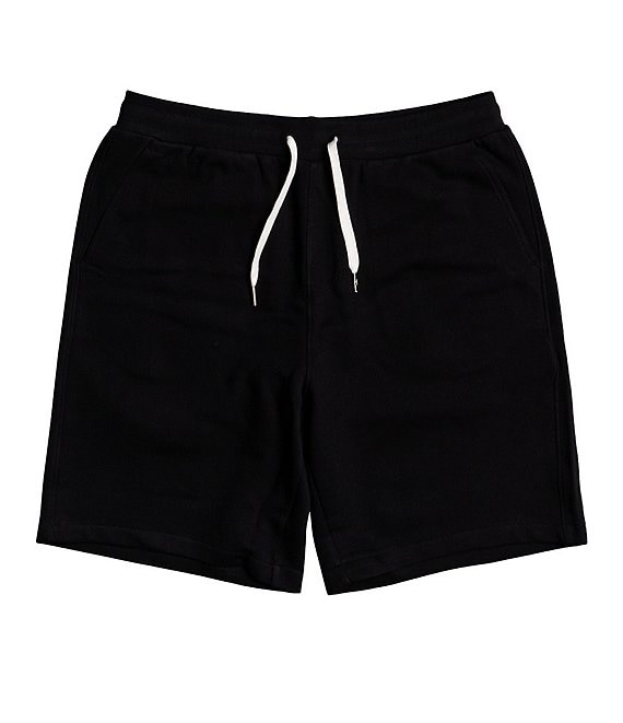 Color:Black - Image 1 - Essentials Solid French Terry 20#double; Outseam Shorts